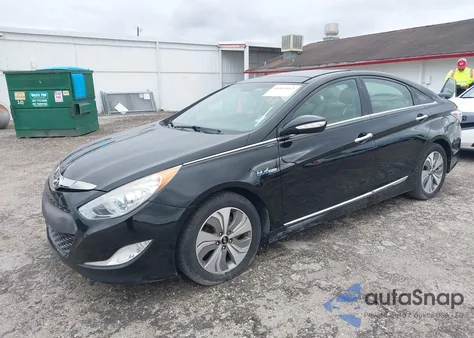 2015 Hyundai Sonata Hybrid Limited из США, поврежденный, VIN KMHEC4A45FA124611